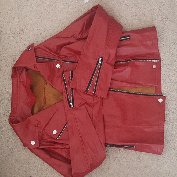 Faux Leather Jacket - Picture 1 of 4